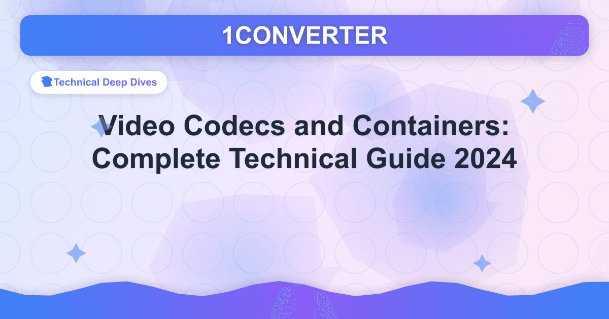 Video Codecs and Containers: Complete Technical Guide 2024 - Related article