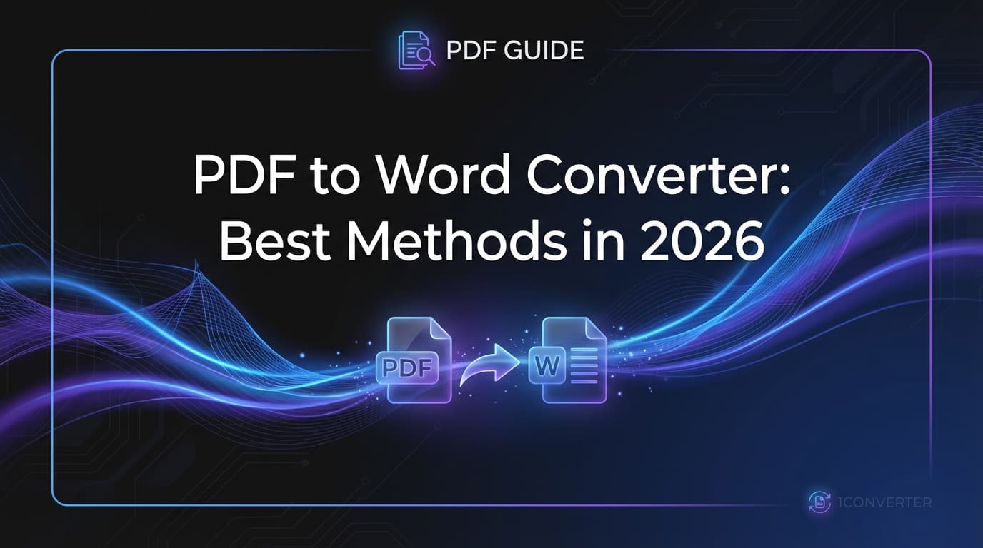 PDF to Word Converter: Best Methods in 2026 (Convert PDF to DOCX Reliably) - Related article