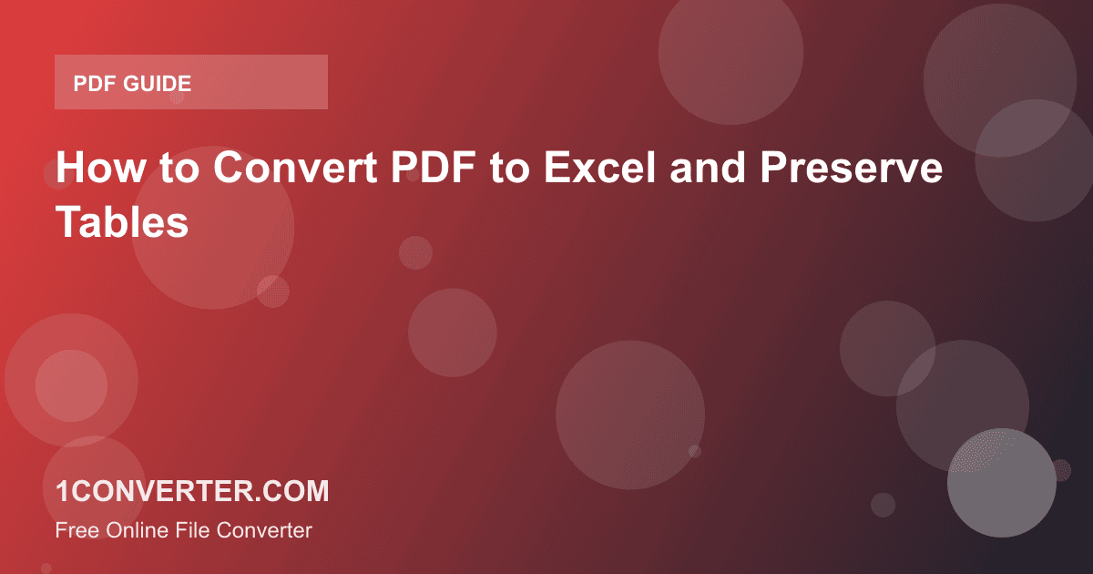 Convertir un PDF en Excel
